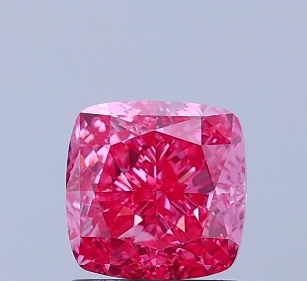 Loose Diamond - CUSHION MODIFIED 1.33ct Fancy Vivid Pink VS2: Loose Diamond - CUSHION MODIFIED 1.33ct Fancy Vivid Pink VS2 Source: This is a real non-mined Diamond that has been grown in a lab Shape: CUSHION MODIFIED Carats: 1.33 Color: Fancy Vivid Pink Certific