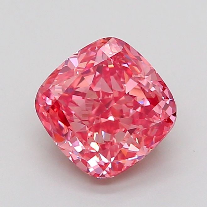 Loose Diamond - CUSHION MODIFIED 2.5ct Fancy Vivid Pink VS2: Loose Diamond - CUSHION MODIFIED 2.5ct Fancy Vivid Pink VS2 Source: This is a real non-mined Diamond that has been grown in a lab Shape: CUSHION MODIFIED Carats: 2.5 Color: Fancy Vivid Pink Certificat