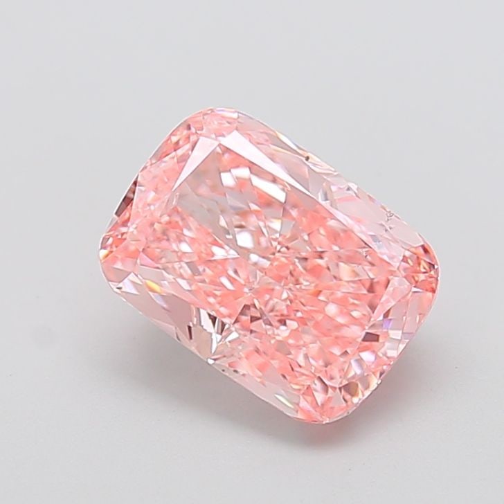 Loose Diamond - CUSHION MODIFIED 3.0ct Fancy Vivid Pink VS2: Loose Diamond - CUSHION MODIFIED 3.0ct Fancy Vivid Pink VS2 Source: This is a real non-mined Diamond that has been grown in a lab Shape: CUSHION MODIFIED Carats: 3.0 Color: Fancy Vivid Pink Certificat
