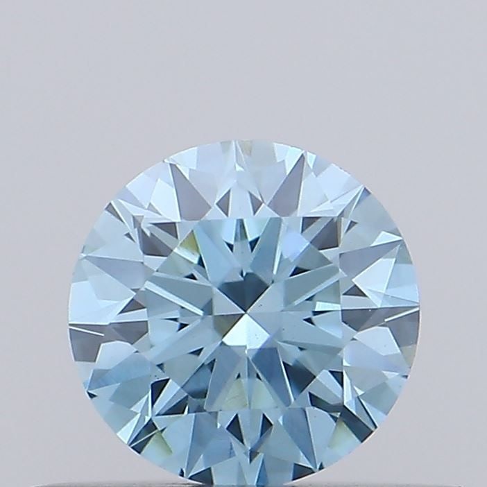 Ideal Loose Diamond - ROUND 0.4ct Fancy Vivid Blue VVS2: Ideal Loose Diamond - ROUND 0.4ct Fancy Vivid Blue VVS2 Source: This is a real non-mined Diamond that has been grown in a lab Shape: ROUND Carats: 0.4 Color: Fancy Vivid Blue Certification: IGI Video: