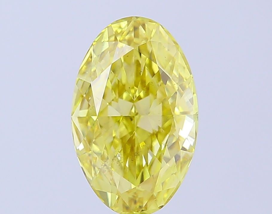 Loose Diamond - OVAL 3.02ct Fancy Intense Yellow VS2: Loose Diamond - OVAL 3.02ct Fancy Intense Yellow VS2 Source: This is a real non-mined Diamond that has been grown in a lab Shape: OVAL Carats: 3.02 Color: Fancy Intense Yellow Certification: IGI Video