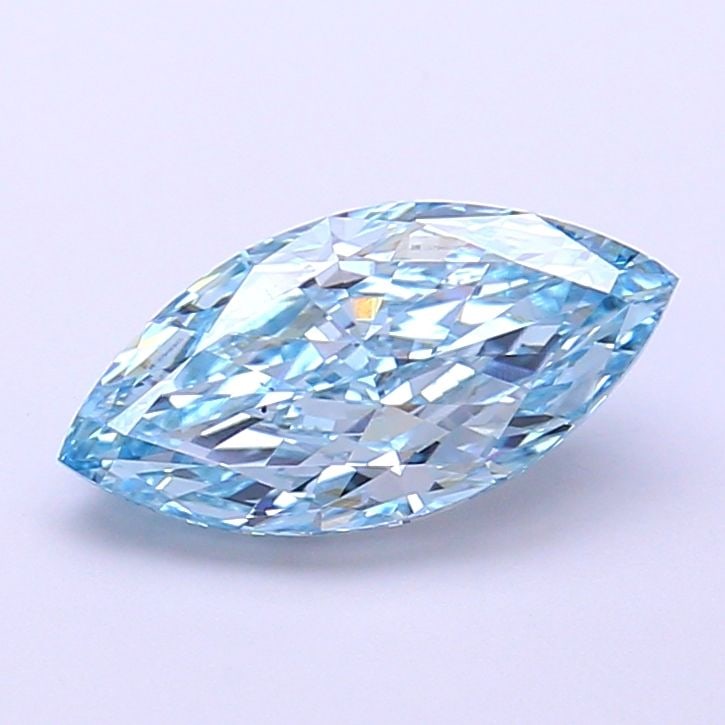 Loose Diamond - MARQUISE 1.49ct Fancy Vivid Blue VS2: Loose Diamond - MARQUISE 1.49ct Fancy Vivid Blue VS2 Source: This is a real non-mined Diamond that has been grown in a lab Shape: MARQUISE Carats: 1.49 Color: Fancy Vivid Blue Certification: IGI Video