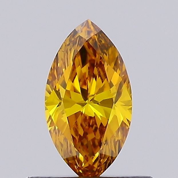 Loose Diamond - MARQUISE 0.42ct Fancy Vivid Orange VS2 (1 of 1)