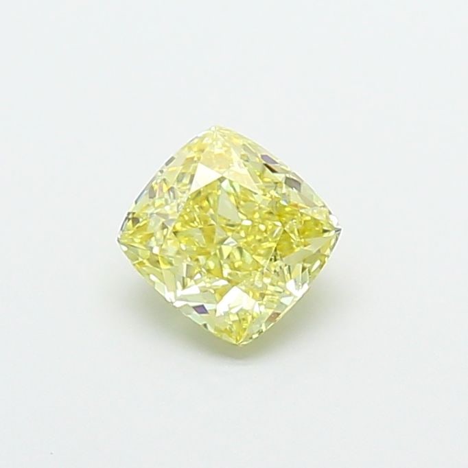 Loose Diamond - CUSHION MODIFIED 1.08ct Fancy Intense Yellow VS1: Loose Diamond - CUSHION MODIFIED 1.08ct Fancy Intense Yellow VS1 Source: This is a real non-mined Diamond that has been grown in a lab Shape: CUSHION MODIFIED Carats: 1.08 Color: Fancy Intense Yellow 