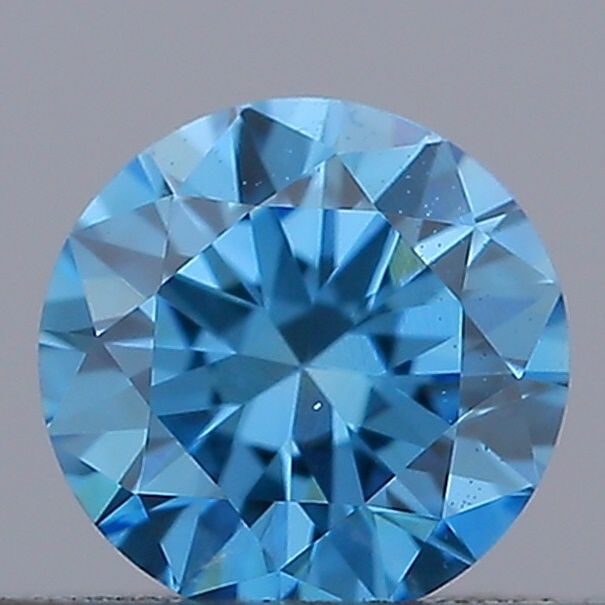 Loose Diamond - ROUND 0.2ct Fancy Vivid Blue VS1: Loose Diamond - ROUND 0.2ct Fancy Vivid Blue VS1 Source: This is a real non-mined Diamond that has been grown in a lab Shape: ROUND Carats: 0.2 Color: Fancy Vivid Blue Certification: NONE Video: