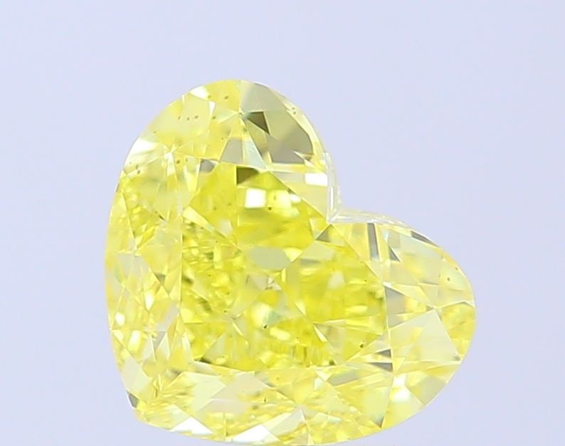 Loose Diamond - HEART 3.54ct Fancy Intense Yellow VS2: Loose Diamond - HEART 3.54ct Fancy Intense Yellow VS2 Source: This is a real non-mined Diamond that has been grown in a lab Shape: HEART Carats: 3.54 Color: Fancy Intense Yellow Certification: IGI Vid