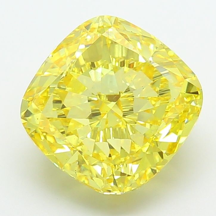 Loose Diamond - CUSHION MODIFIED 8.01ct Fancy Vivid Yellow VS2: Loose Diamond - CUSHION MODIFIED 8.01ct Fancy Vivid Yellow VS2 Source: This is a real non-mined Diamond that has been grown in a lab Shape: CUSHION MODIFIED Carats: 8.01 Color: Fancy Vivid Yellow Cert