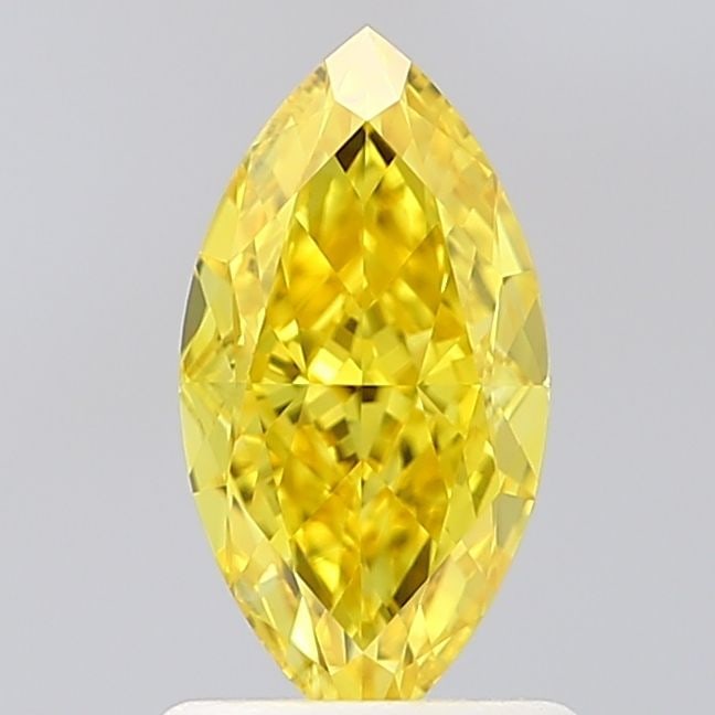 Loose Diamond - MARQUISE 1.07ct Fancy Vivid Yellow VVS1: Loose Diamond - MARQUISE 1.07ct Fancy Vivid Yellow VVS1 Source: This is a real non-mined Diamond that has been grown in a lab Shape: MARQUISE Carats: 1.07 Color: Fancy Vivid Yellow Certification: IGI 