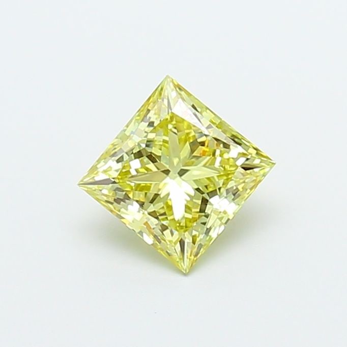 Loose Diamond - PRINCESS 1.06ct Fancy Intense Yellow VVS2: Loose Diamond - PRINCESS 1.06ct Fancy Intense Yellow VVS2 Source: This is a real non-mined Diamond that has been grown in a lab Shape: PRINCESS Carats: 1.06 Color: Fancy Intense Yellow Certification: 
