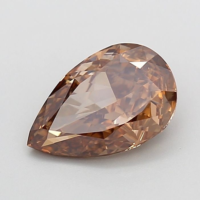 Loose Diamond - PEAR 1.28ct Fancy Light Brown VVS2: Loose Diamond - PEAR 1.28ct Fancy Light Brown VVS2 Source: This is a real non-mined Diamond that has been grown in a lab Shape: PEAR Carats: 1.28 Color: Fancy Light Brown Certification: IGI Video: