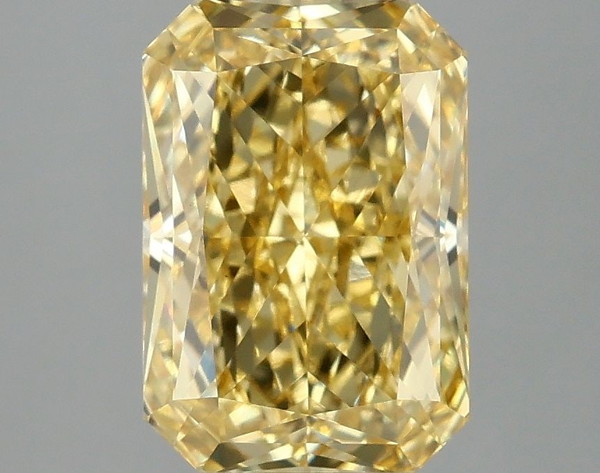 Loose Diamond - RADIANT 3.09ct Fancy Vivid Yellow VS1: Loose Diamond - RADIANT 3.09ct Fancy Vivid Yellow VS1 Source: This is a real non-mined Diamond that has been grown in a lab Shape: RADIANT Carats: 3.09 Color: Fancy Vivid Yellow Certification: IGI Vid