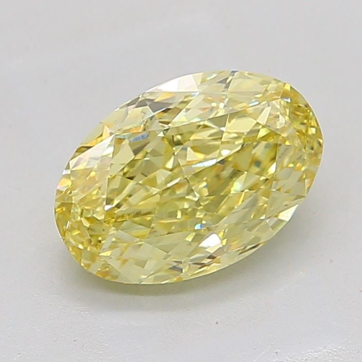 Loose Diamond - OVAL 3.13ct Fancy Intense Yellow VVS2: Loose Diamond - OVAL 3.13ct Fancy Intense Yellow VVS2 Source: This is a real non-mined Diamond that has been grown in a lab Shape: OVAL Carats: 3.13 Color: Fancy Intense Yellow Certification: IGI Vide