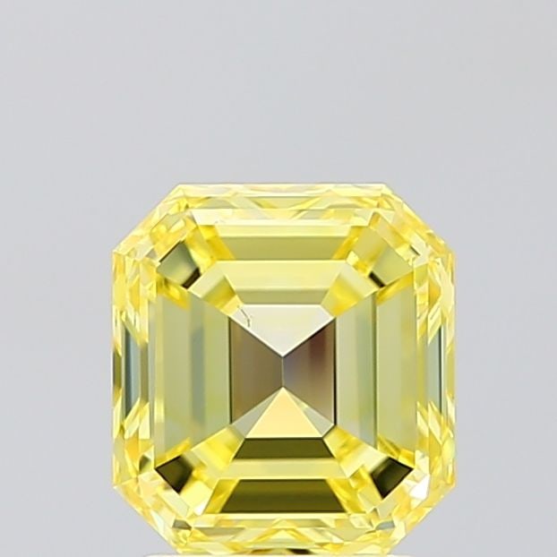 Loose Diamond - EMERALD 2.02ct Fancy Vivid Yellow VS2: Loose Diamond - EMERALD 2.02ct Fancy Vivid Yellow VS2 Source: This is a real non-mined Diamond that has been grown in a lab Shape: EMERALD Carats: 2.02 Color: Fancy Vivid Yellow Certification: IGI Vid
