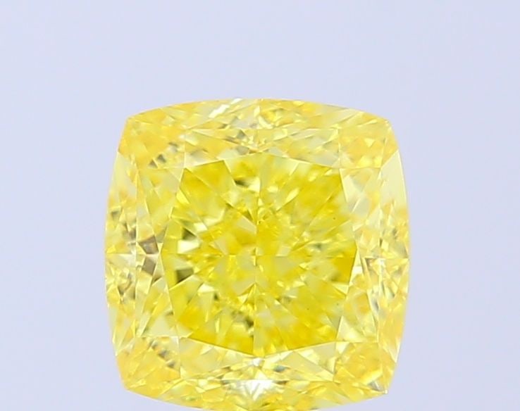 Loose Diamond - CUSHION MODIFIED 3.08ct Fancy Intense Yellow VVS2: Loose Diamond - CUSHION MODIFIED 3.08ct Fancy Intense Yellow VVS2 Source: This is a real non-mined Diamond that has been grown in a lab Shape: CUSHION MODIFIED Carats: 3.08 Color: Fancy Intense Yellow