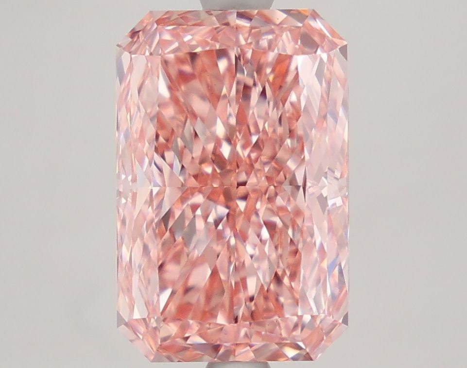 Loose Diamond - RADIANT 3.81ct Fancy Intense Pink VS1: Loose Diamond - RADIANT 3.81ct Fancy Intense Pink VS1 Source: This is a real non-mined Diamond that has been grown in a lab Shape: RADIANT Carats: 3.81 Color: Fancy Intense Pink Certification: IGI Vid