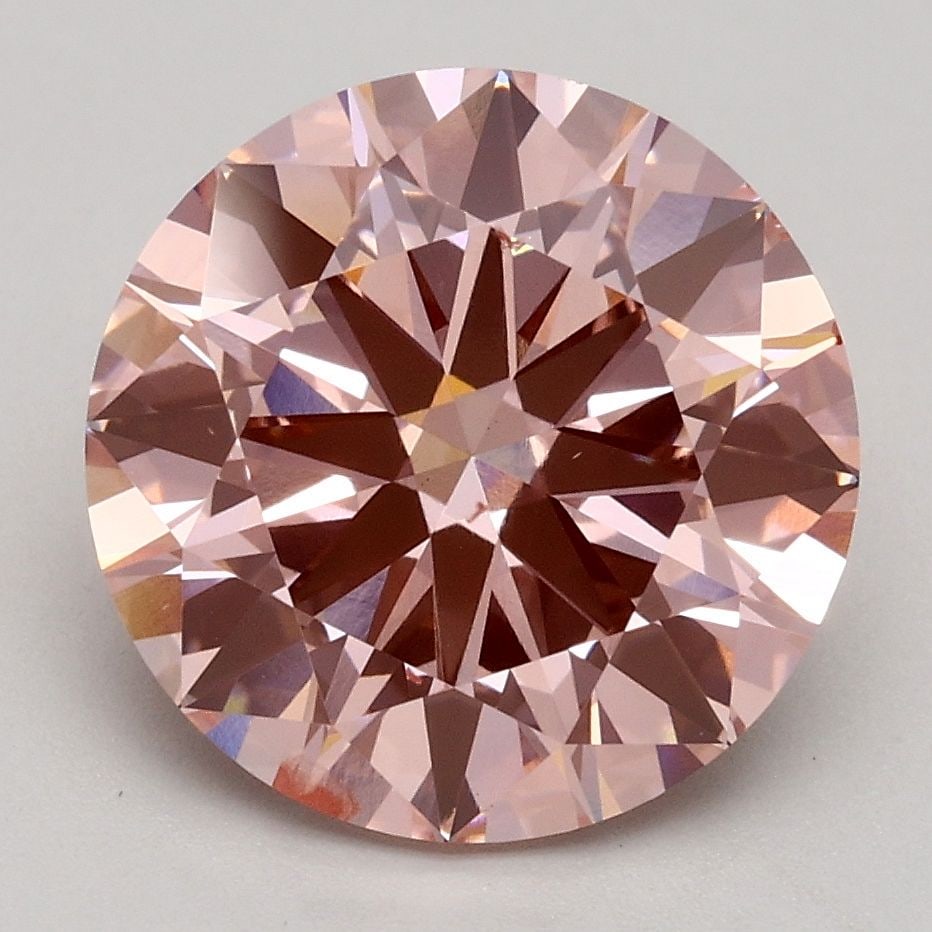 Loose Diamond - ROUND 3.0ct Fancy Intense Pink SI1: Loose Diamond - ROUND 3.0ct Fancy Intense Pink SI1 Source: This is a real non-mined Diamond that has been grown in a lab Shape: ROUND Carats: 3.0 Color: Fancy Intense Pink Certification: IGI Video: