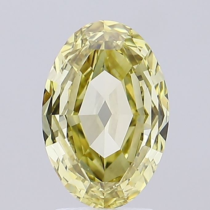 Loose Diamond - OVAL 2.14ct Fancy Intense Yellow VS1: Loose Diamond - OVAL 2.14ct Fancy Intense Yellow VS1 Source: This is a real non-mined Diamond that has been grown in a lab Shape: OVAL Carats: 2.14 Color: Fancy Intense Yellow Certification: NONE Vide