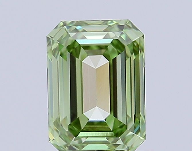 Loose Diamond - EMERALD 1.01ct Fancy Vivid Green VS1: Loose Diamond - EMERALD 1.01ct Fancy Vivid Green VS1 Source: This is a real non-mined Diamond that has been grown in a lab Shape: EMERALD Carats: 1.01 Color: Fancy Vivid Green Certification: IGI Video