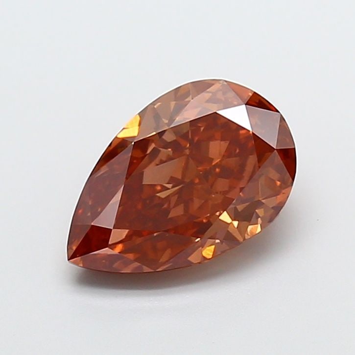 Loose Diamond - PEAR 3.02ct Fancy Vivid Brownish Pink VVS2: Loose Diamond - PEAR 3.02ct Fancy Vivid Brownish Pink VVS2 Source: This is a real non-mined Diamond that has been grown in a lab Shape: PEAR Carats: 3.02 Color: Fancy Vivid Brownish Pink Certification