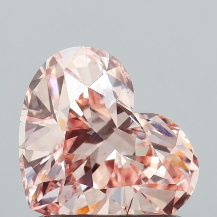 Loose Diamond - HEART 1.11ct Fancy Pink VS2: Loose Diamond - HEART 1.11ct Fancy Pink VS2 Source: This is a real non-mined Diamond that has been grown in a lab Shape: HEART Carats: 1.11 Color: Fancy Pink Certification: IGI Video: