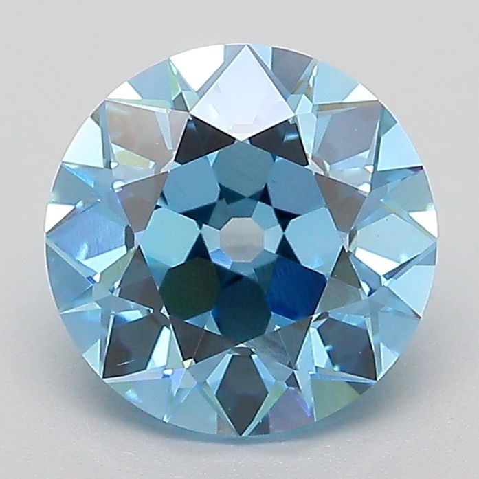 Loose Diamond - EUROPEAN CUT 2.01ct Fancy Vivid Blue VS1: Loose Diamond - EUROPEAN CUT 2.01ct Fancy Vivid Blue VS1 Source: This is a real non-mined Diamond that has been grown in a lab Shape: EUROPEAN CUT Carats: 2.01 Color: Fancy Vivid Blue Certification: I