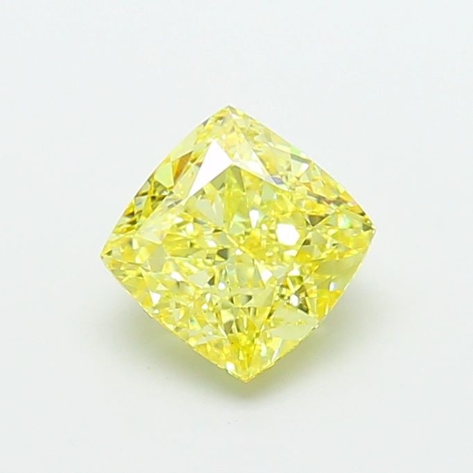Loose Diamond - CUSHION MODIFIED 2.04ct Fancy Yellow VS2: Loose Diamond - CUSHION MODIFIED 2.04ct Fancy Yellow VS2 Source: This is a real non-mined Diamond that has been grown in a lab Shape: CUSHION MODIFIED Carats: 2.04 Color: Fancy Yellow Certification: I
