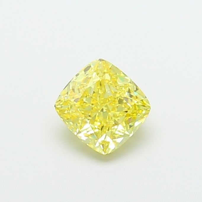 Loose Diamond - CUSHION MODIFIED 1.53ct Fancy Intense Yellow VS1: Loose Diamond - CUSHION MODIFIED 1.53ct Fancy Intense Yellow VS1 Source: This is a real non-mined Diamond that has been grown in a lab Shape: CUSHION MODIFIED Carats: 1.53 Color: Fancy Intense Yellow 
