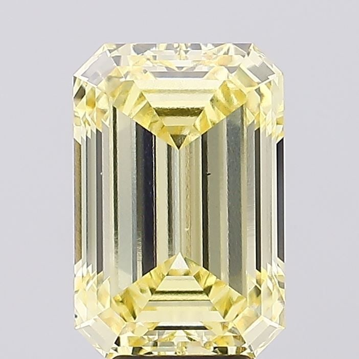 Loose Diamond - EMERALD 6.21ct Fancy Intense Yellow VS1: Loose Diamond - EMERALD 6.21ct Fancy Intense Yellow VS1 Source: This is a real non-mined Diamond that has been grown in a lab Shape: EMERALD Carats: 6.21 Color: Fancy Intense Yellow Certification: IGI