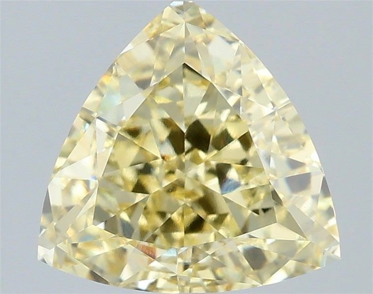 Loose Diamond - TRIANGULAR 2.03ct Fancy Intense Yellow VVS2: Loose Diamond - TRIANGULAR 2.03ct Fancy Intense Yellow VVS2 Source: This is a real non-mined Diamond that has been grown in a lab Shape: TRIANGULAR Carats: 2.03 Color: Fancy Intense Yellow Certificati