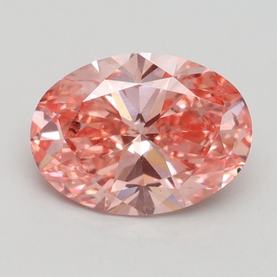 Loose Diamond - OVAL 1.85ct Fancy Vivid Pink VS2: Loose Diamond - OVAL 1.85ct Fancy Vivid Pink VS2 Source: This is a real non-mined Diamond that has been grown in a lab Shape: OVAL Carats: 1.85 Color: Fancy Vivid Pink Certification: IGI Video: