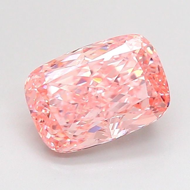 Loose Diamond - CUSHION MODIFIED 1.55ct Fancy Vivid Pink VS1: Loose Diamond - CUSHION MODIFIED 1.55ct Fancy Vivid Pink VS1 Source: This is a real non-mined Diamond that has been grown in a lab Shape: CUSHION MODIFIED Carats: 1.55 Color: Fancy Vivid Pink Certific