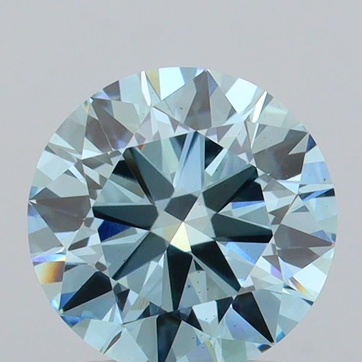 Ideal Loose Diamond - ROUND 1.47ct Fancy Vivid Blue VS1: Ideal Loose Diamond - ROUND 1.47ct Fancy Vivid Blue VS1 Source: This is a real non-mined Diamond that has been grown in a lab Shape: ROUND Carats: 1.47 Color: Fancy Vivid Blue Certification: IGI Video