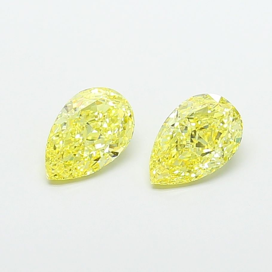 Loose Diamond - PEAR 2.03ct Fancy Intense Yellow VVS2: Loose Diamond - PEAR 2.03ct Fancy Intense Yellow VVS2 Source: This is a real non-mined Diamond that has been grown in a lab Shape: PEAR Carats: 2.03 Color: Fancy Intense Yellow Certification: IGI Vide
