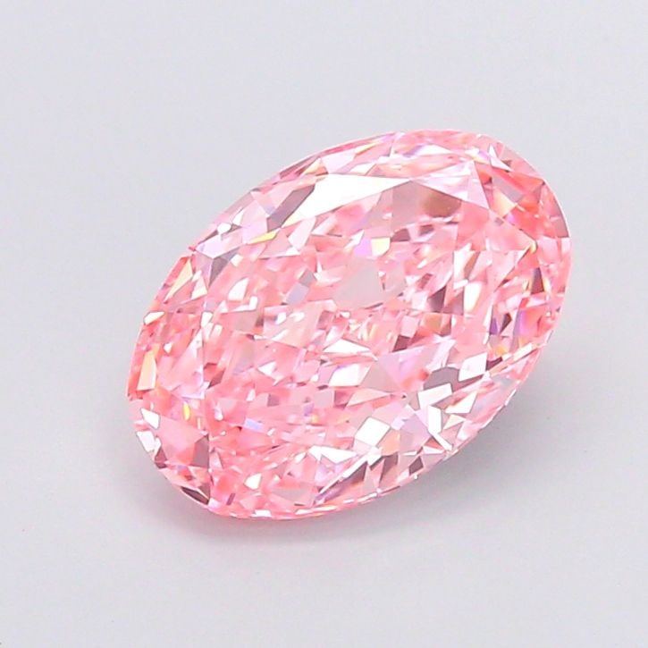 Loose Diamond - OVAL 3.59ct Fancy Vivid Pink VVS2: Loose Diamond - OVAL 3.59ct Fancy Vivid Pink VVS2 Source: This is a real non-mined Diamond that has been grown in a lab Shape: OVAL Carats: 3.59 Color: Fancy Vivid Pink Certification: IGI Video: