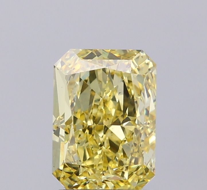 Loose Diamond - RADIANT 2.01ct Fancy Intense Yellow VS1: Loose Diamond - RADIANT 2.01ct Fancy Intense Yellow VS1 Source: This is a real non-mined Diamond that has been grown in a lab Shape: RADIANT Carats: 2.01 Color: Fancy Intense Yellow Certification: IGI