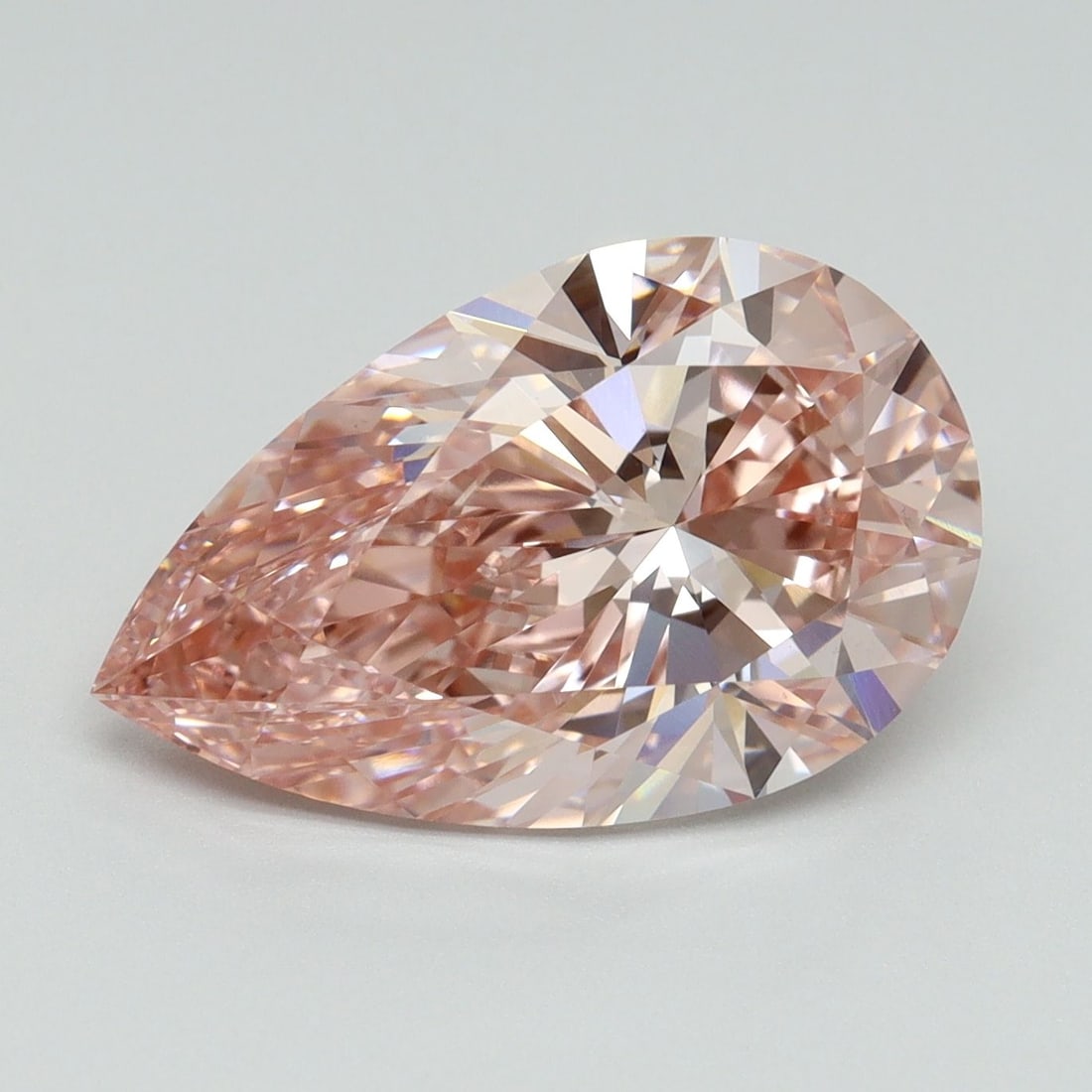 Loose Diamond - PEAR 5.2ct Fancy Intense Pink VVS2: Loose Diamond - PEAR 5.2ct Fancy Intense Pink VVS2 Source: This is a real non-mined Diamond that has been grown in a lab Shape: PEAR Carats: 5.2 Color: Fancy Intense Pink Certification: IGI Video: