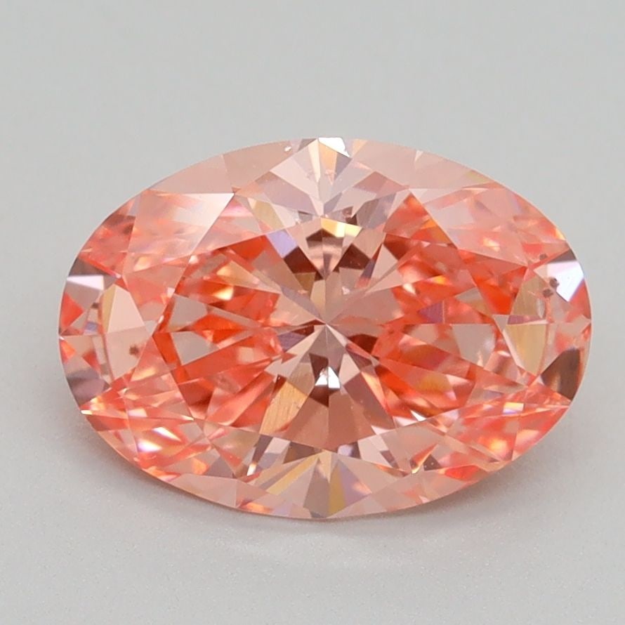 Loose Diamond - OVAL 2.02ct Fancy Vivid Pink VS2: Loose Diamond - OVAL 2.02ct Fancy Vivid Pink VS2 Source: This is a real non-mined Diamond that has been grown in a lab Shape: OVAL Carats: 2.02 Color: Fancy Vivid Pink Certification: IGI Video:
