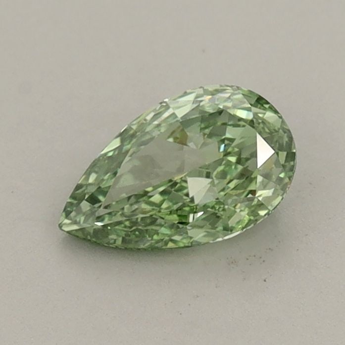 Loose Diamond - PEAR 0.56ct Fancy Vivid Green VS1: Loose Diamond - PEAR 0.56ct Fancy Vivid Green VS1 Source: This is a real non-mined Diamond that has been grown in a lab Shape: PEAR Carats: 0.56 Color: Fancy Vivid Green Certification: IGI Video: