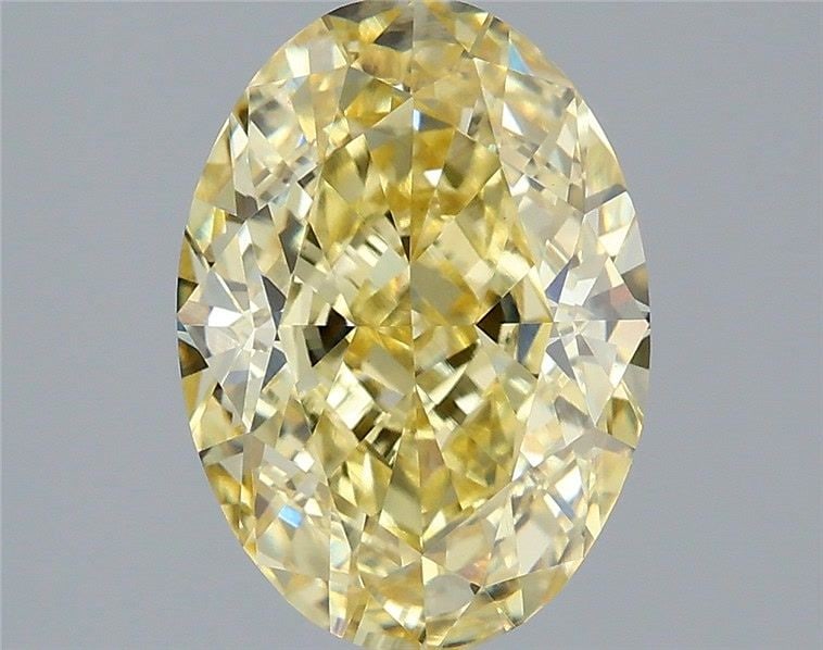 Loose Diamond - OVAL 3.05ct Fancy Intense Yellow VVS2: Loose Diamond - OVAL 3.05ct Fancy Intense Yellow VVS2 Source: This is a real non-mined Diamond that has been grown in a lab Shape: OVAL Carats: 3.05 Color: Fancy Intense Yellow Certification: IGI Vide