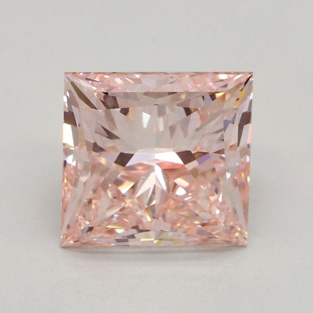 Loose Diamond - PRINCESS 2.71ct Fancy Intense Pink VS2: Loose Diamond - PRINCESS 2.71ct Fancy Intense Pink VS2 Source: This is a real non-mined Diamond that has been grown in a lab Shape: PRINCESS Carats: 2.71 Color: Fancy Intense Pink Certification: IGI V