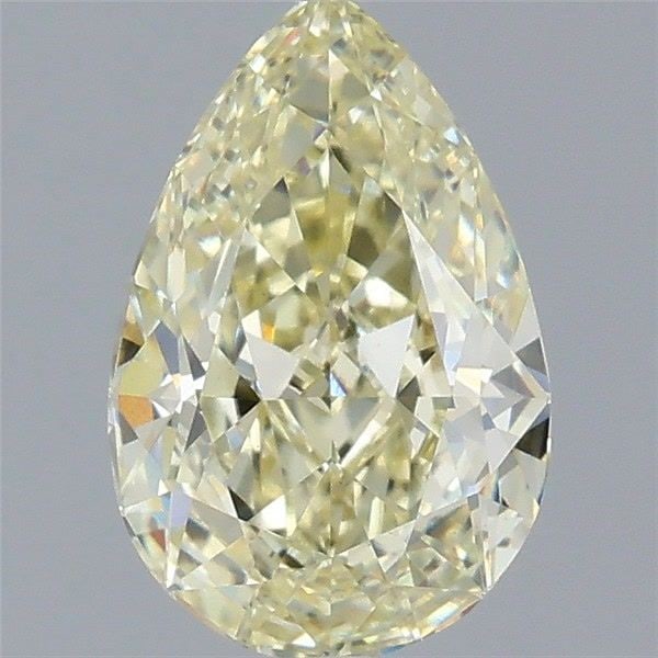 Loose Diamond - PEAR 1.06ct Fancy Light Yellow VVS2: Loose Diamond - PEAR 1.06ct Fancy Light Yellow VVS2 Source: This is a real non-mined Diamond that has been grown in a lab Shape: PEAR Carats: 1.06 Color: Fancy Light Yellow Certification: IGI Video: