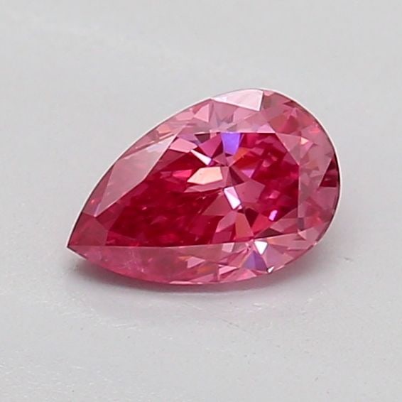 Loose Diamond - PEAR 0.29ct Fancy Vivid Pink VS2: Loose Diamond - PEAR 0.29ct Fancy Vivid Pink VS2 Source: This is a real non-mined Diamond that has been grown in a lab Shape: PEAR Carats: 0.29 Color: Fancy Vivid Pink Certification: IGI The Diamond D
