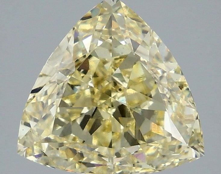 Loose Diamond - TRIANGULAR 3.05ct Fancy Intense Yellow VS2: Loose Diamond - TRIANGULAR 3.05ct Fancy Intense Yellow VS2 Source: This is a real non-mined Diamond that has been grown in a lab Shape: TRIANGULAR Carats: 3.05 Color: Fancy Intense Yellow Certificatio