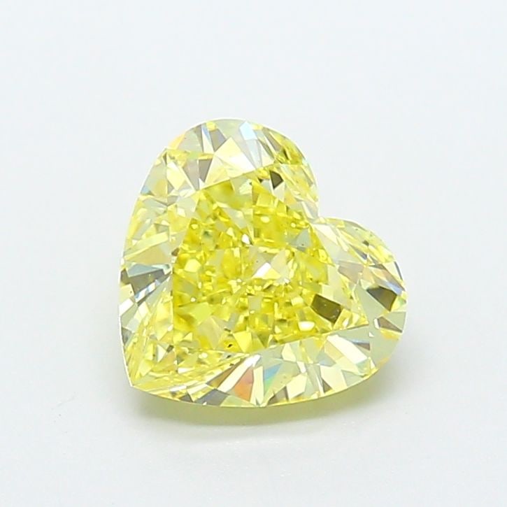 Loose Diamond - HEART 2.54ct Fancy Intense Yellow VS2: Loose Diamond - HEART 2.54ct Fancy Intense Yellow VS2 Source: This is a real non-mined Diamond that has been grown in a lab Shape: HEART Carats: 2.54 Color: Fancy Intense Yellow Certification: IGI