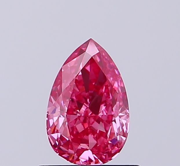 Loose Diamond - PEAR 0.9ct Fancy Vivid Pink VS2: Loose Diamond - PEAR 0.9ct Fancy Vivid Pink VS2 Source: This is a real non-mined Diamond that has been grown in a lab Shape: PEAR Carats: 0.9 Color: Fancy Vivid Pink Certification: NONE Video: Video