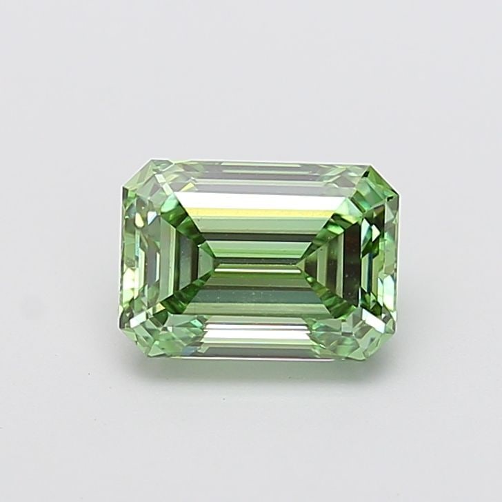 Loose Diamond - EMERALD 2.02ct Fancy Vivid Green VS1: Loose Diamond - EMERALD 2.02ct Fancy Vivid Green VS1 Source: This is a real non-mined Diamond that has been grown in a lab Shape: EMERALD Carats: 2.02 Color: Fancy Vivid Green Certification: IGI Video