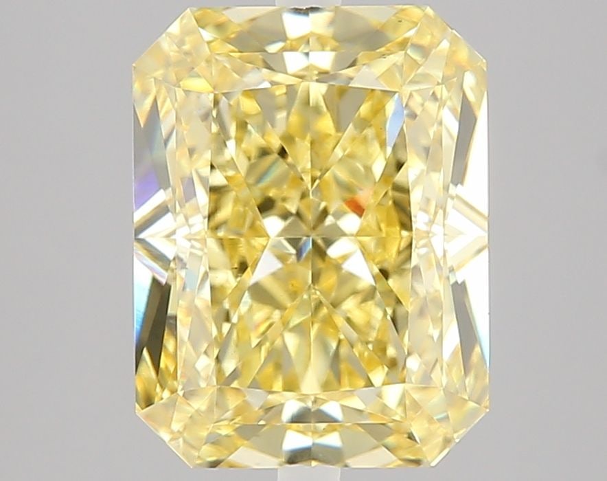 Loose Diamond - RADIANT 3.71ct Fancy Intense Yellow VS1: Loose Diamond - RADIANT 3.71ct Fancy Intense Yellow VS1 Source: This is a real non-mined Diamond that has been grown in a lab Shape: RADIANT Carats: 3.71 Color: Fancy Intense Yellow Certification: IGI