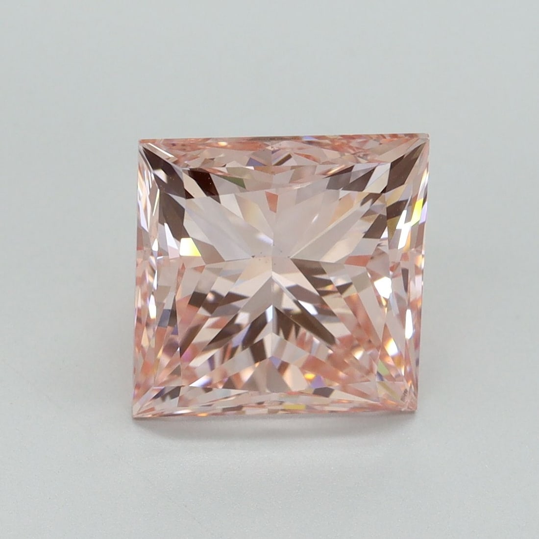 Loose Diamond - PRINCESS 5.02ct Fancy Intense Pink VS2: Loose Diamond - PRINCESS 5.02ct Fancy Intense Pink VS2 Source: This is a real non-mined Diamond that has been grown in a lab Shape: PRINCESS Carats: 5.02 Color: Fancy Intense Pink Certification: IGI V