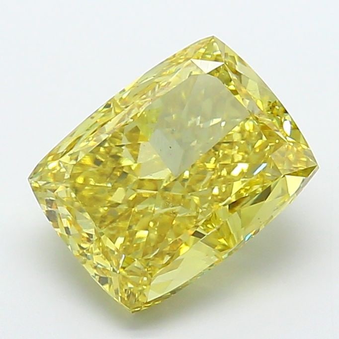Loose Diamond - CUSHION MODIFIED 10.09ct Fancy Intense Yellow VS2: Loose Diamond - CUSHION MODIFIED 10.09ct Fancy Intense Yellow VS2 Source: This is a real non-mined Diamond that has been grown in a lab Shape: CUSHION MODIFIED Carats: 10.09 Color: Fancy Intense Yello