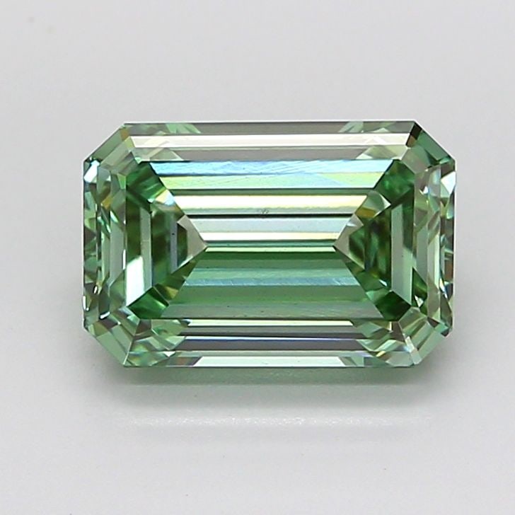 Loose Diamond - EMERALD 3.34ct Fancy Vivid Green VS1: Loose Diamond - EMERALD 3.34ct Fancy Vivid Green VS1 Source: This is a real non-mined Diamond that has been grown in a lab Shape: EMERALD Carats: 3.34 Color: Fancy Vivid Green Certification: IGI Video